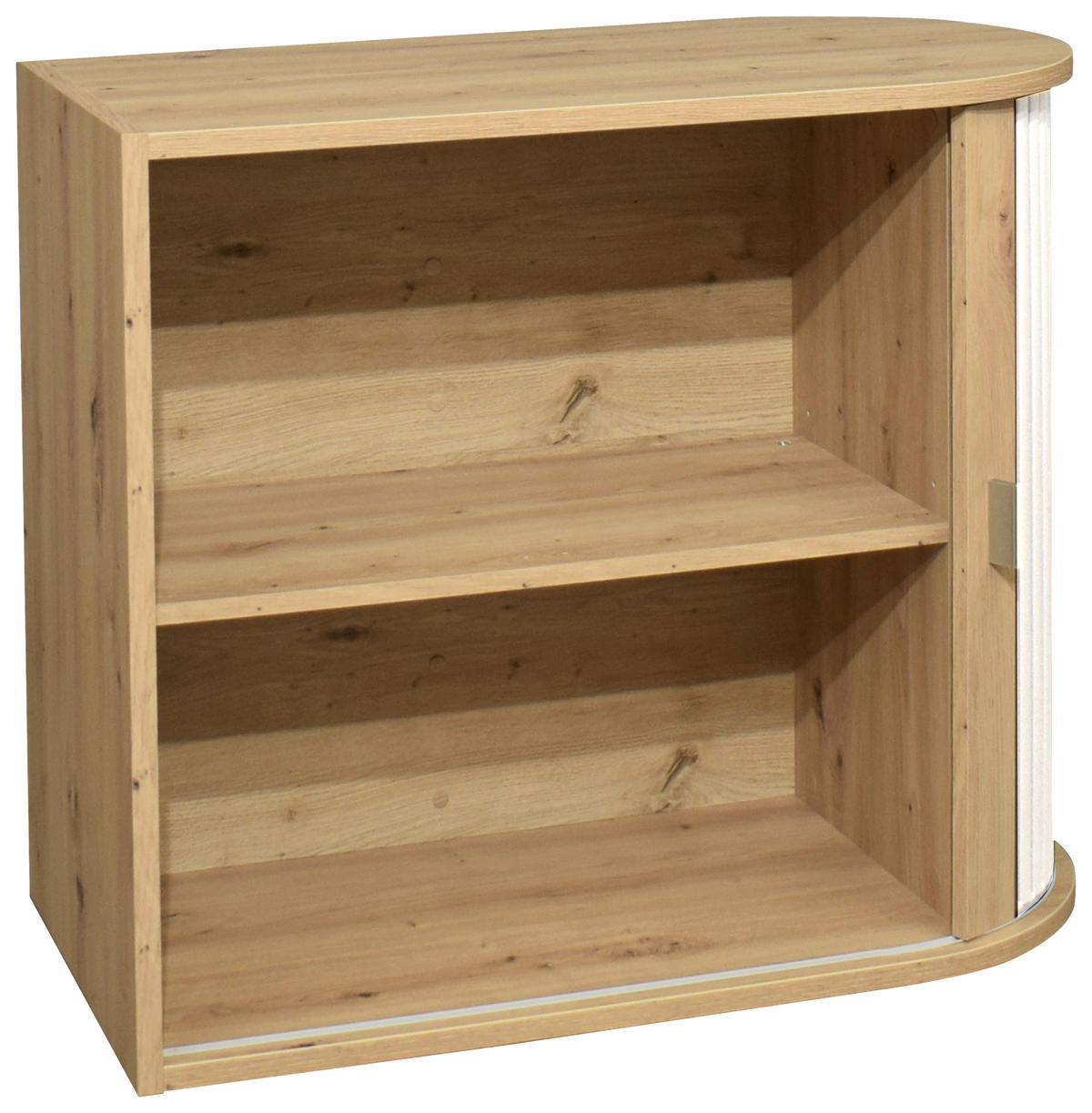 AKTENSCHRANK Weiß, Eiche Artisan  - Eiche Artisan/Weiß, MODERN, Holzwerkstoff/Kunststoff (69/85/44cm) - Livetastic