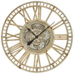 WANDUHR Rostfarben 90/6/90 cm  - Rostfarben, Trend, Kunststoff/Metall (90/6/90cm) - Landscape