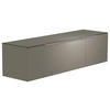 LOWBOARD  in 160/41/45 cm  - Alufarben/Grau, Design, Glas/Holzwerkstoff (160/41/45cm) - Moderano