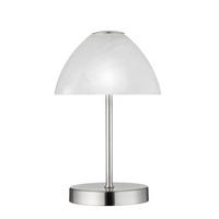 LED-TISCHLEUCHTE 15/24 cm   - Silberfarben/Weiß, Design, Glas/Metall (15/24cm) - Boxxx