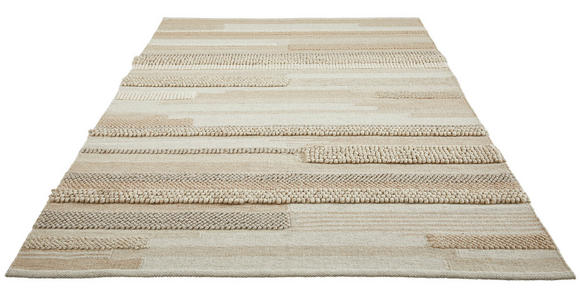 HANDWEBTEPPICH 160/230 cm Beige  - Beige, Natur, Textil (160/230cm) - Linea Natura