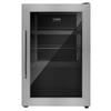 GETRÄNKEKÜHLSCHRANK 43/67,5/55,5 cm  - Edelstahlfarben, Basics, Glas/Metall (43/67,5/55,5cm) - CASO Design