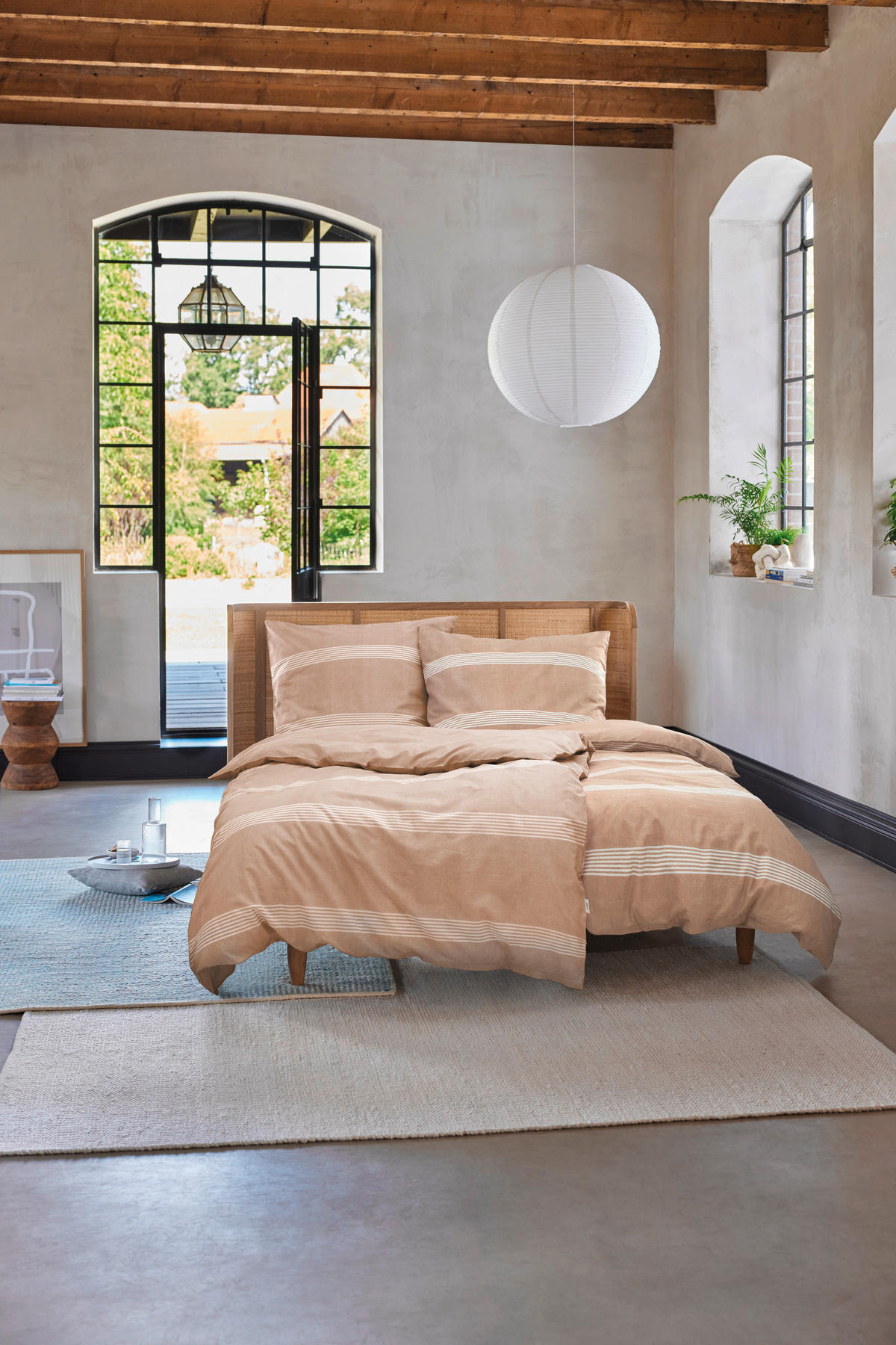 WENDEBETTWÄSCHE E-Cady Renforcé 155/220 cm  - Sandfarben/Beige, Basics, Textil (155/220cm) - Esprit