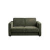 SCHLAFSOFA Mikrofaser Olivgrün  - Chromfarben/Olivgrün, Basics, Kunststoff/Textil (159/88/87cm) - Livetastic