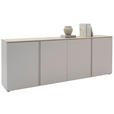 SIDEBOARD  in 240,1/89/43 cm  - Kaschmir/Eichefarben, Design, Holzwerkstoff/Kunststoff (240,1/89/43cm) - Voleo