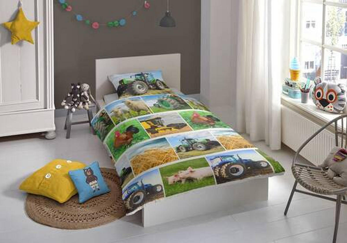 KINDERBETTWÄSCHE Renforcé 135/200 cm  - Multicolor, Textil (135/200cm)