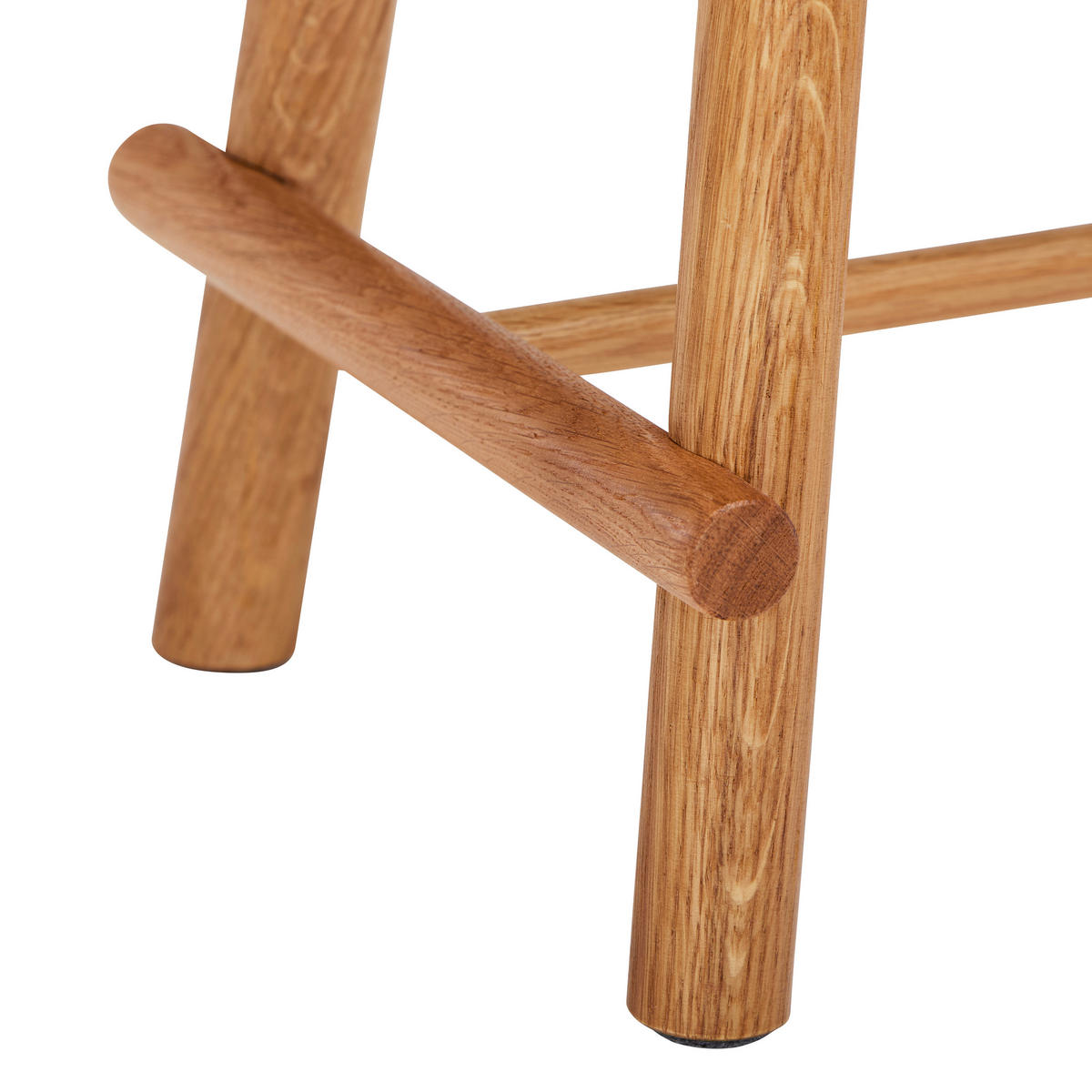 HOCKER Eiche Eichefarben  - Eichefarben, Natur, Holz (45/45/30cm) - Linea Natura