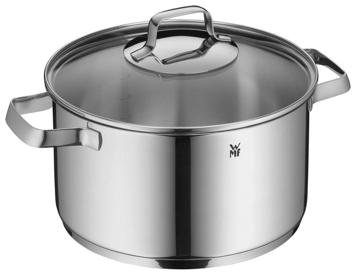 KOCHTOPFSET Belmonte 5-teilig  - Edelstahlfarben, Basics, Metall - WMF