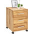 ROLLCONTAINER - Eichefarben/Alufarben, Natur, Holz/Kunststoff (40/56,7/42cm) - Linea Natura ROLLCONTAINER - Eichefarben/Alufarben, Natur, Holz/Kunststoff (40/56,7/42cm) - Linea Natura