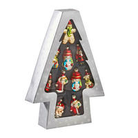 CHRISTBAUMANHÄNGER  - Multicolor, Basics, Glas - X-Mas