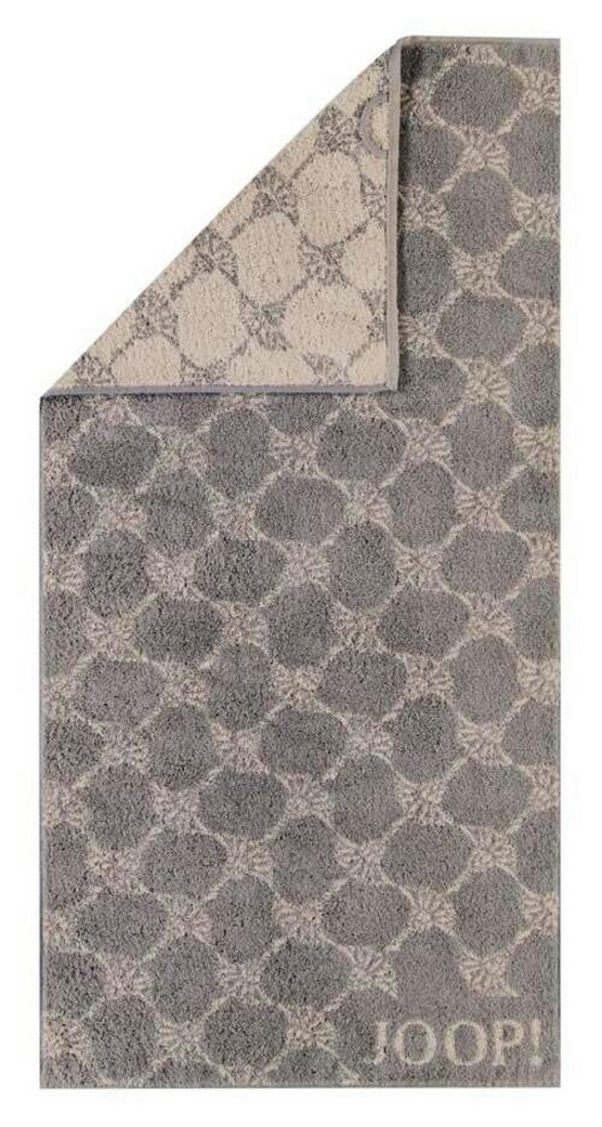 DUSCHTUCH CORNFLOWER 80/150 cm  - Graphitfarben, Design, Textil (80/150cm) - Joop!