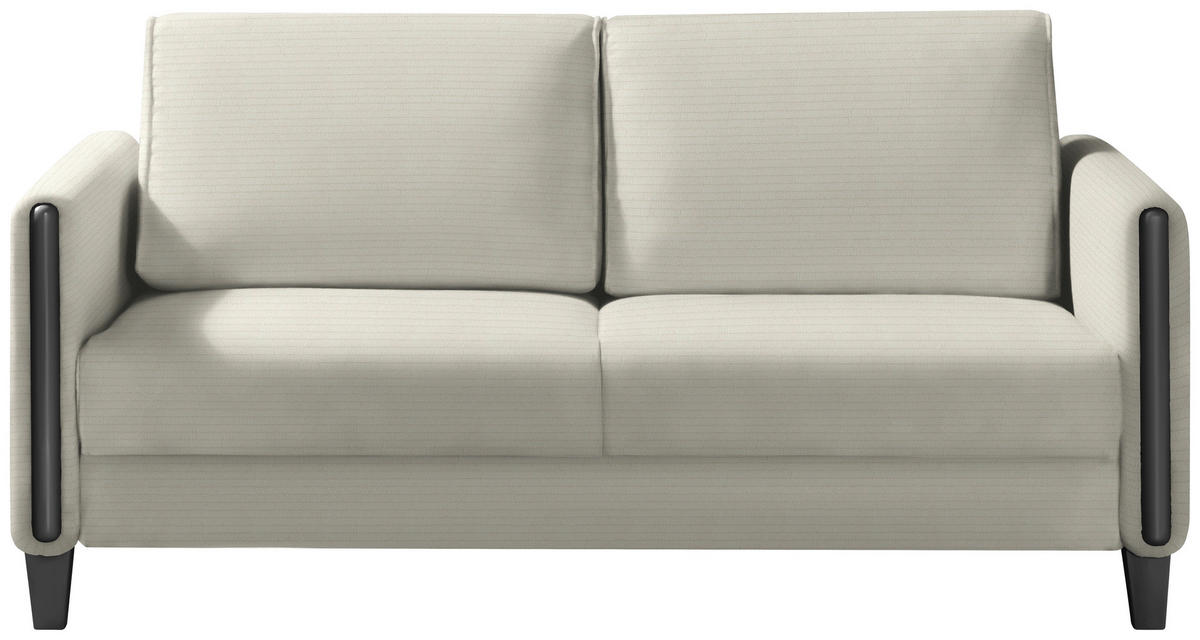 SCHLAFSOFA in Holz, Textil Creme, Schwarz  - Creme/Schwarz, Design, Holz/Textil (174/88/104cm) - Niels Andersson