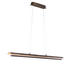 LED-HÄNGELEUCHTE - Messingfarben/Braun, MODERN, Metall (117,8/150/8,9cm) - Wofi LED-HÄNGELEUCHTE - Messingfarben/Braun, MODERN, Metall (117,8/150/8,9cm) - Wofi