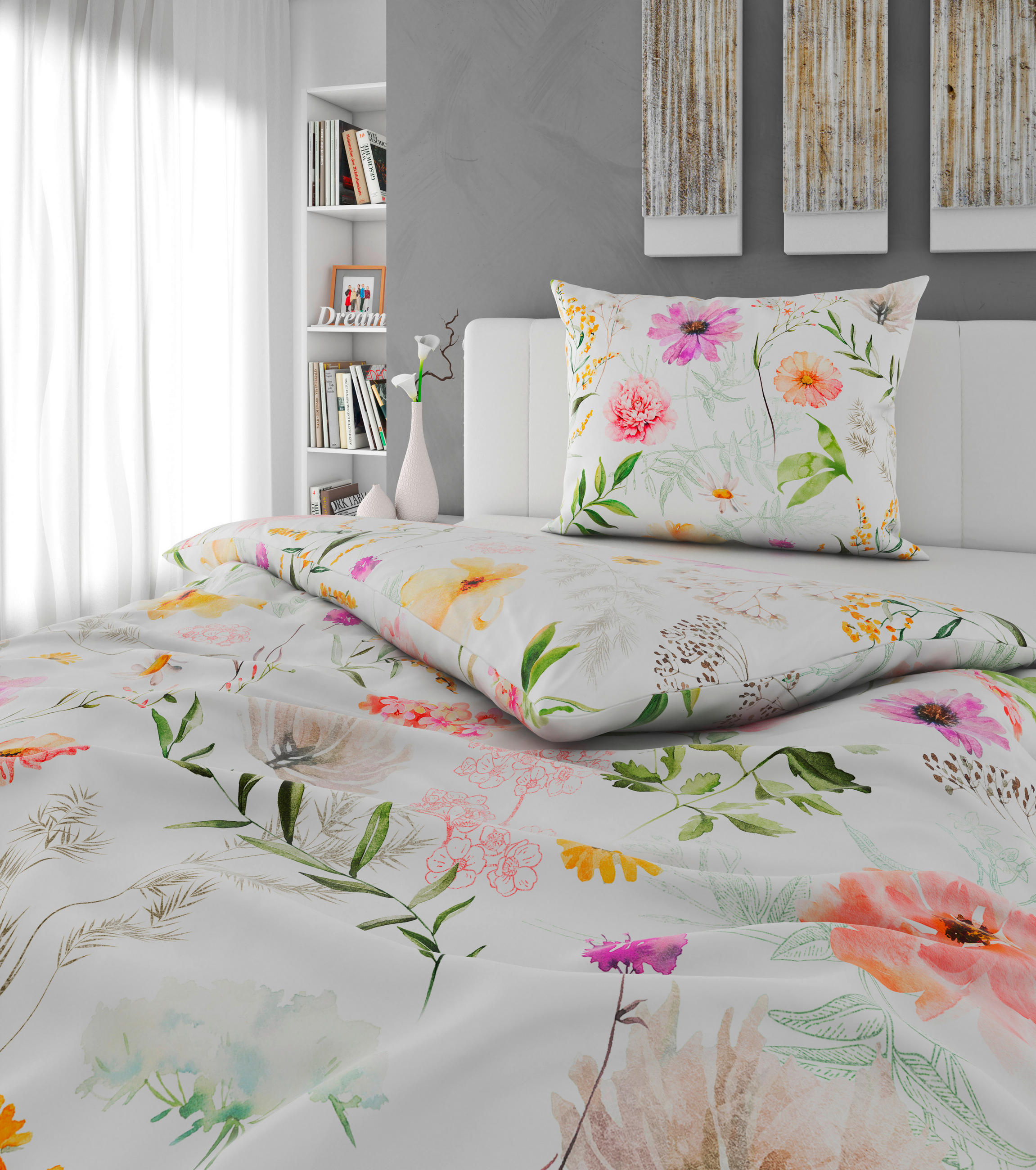 BETTWÄSCHE CUBY Satin 140/200 cm  - Multicolor, KONVENTIONELL, Textil (140/200cm) - Esposa