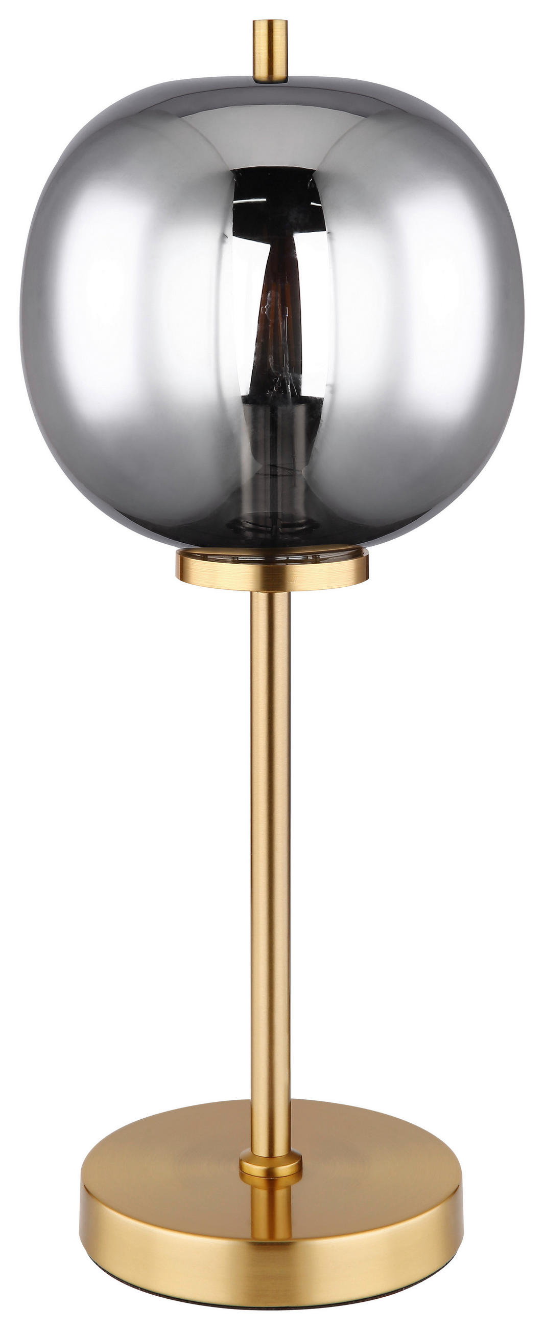 TISCHLEUCHTE - Messingfarben, Design, Glas/Metall (18,5/45cm) - Globo
