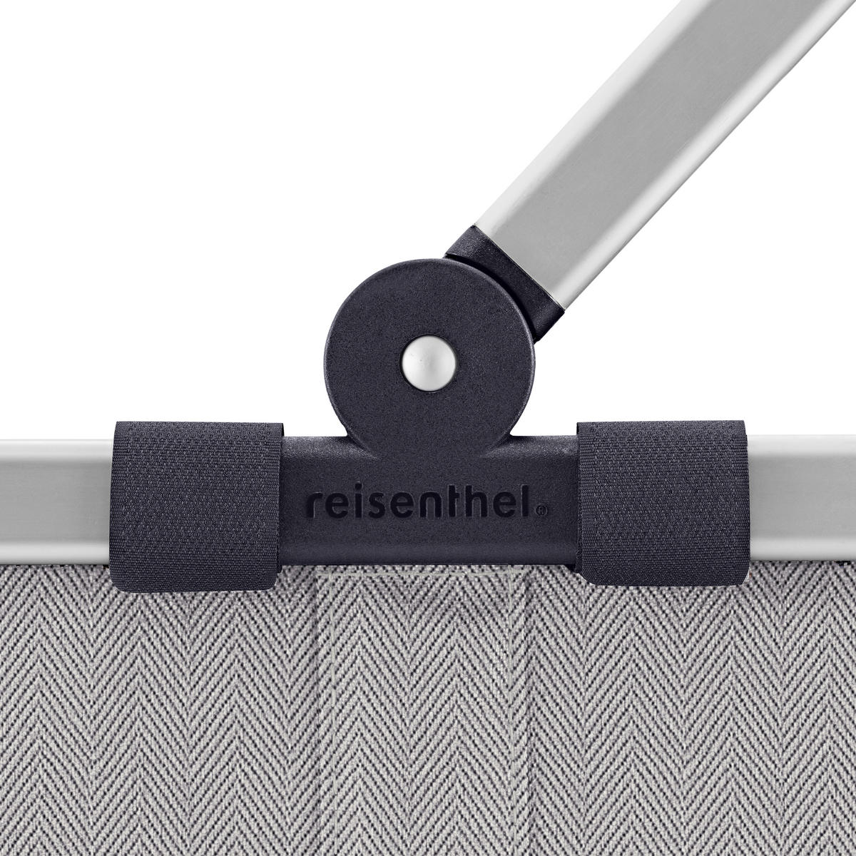 EINKAUFSKORB 22 L  - Schwarz/Altrosa, Basics, Textil (49/29/28cm) - Reisenthel