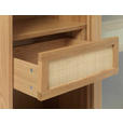 HIGHBOARD furniert Eichefarben, Naturfarben Einlegeböden  - Eichefarben/Naturfarben, Trend, Naturmaterialien/Glas (90/160/45cm) - Carryhome