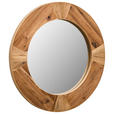 WANDSPIEGEL Tanne Naturfarben  - Naturfarben, LIFESTYLE, Glas/Holz (60/60/3cm) - Landscape