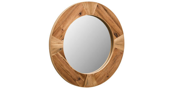 WANDSPIEGEL Tanne Naturfarben  - Naturfarben, LIFESTYLE, Glas/Holz (60/60/3cm) - Landscape