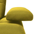 ECKSOFA in Struktur Gelb  233/313 cm  - Gelb/Schwarz, Design, Kunststoff/Textil (233/313cm) - Emilio Belluti