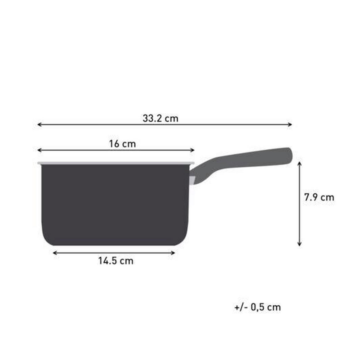 NYELES LÁBAS 1.4 l  - világosszürke, Basics, üveg/fém (13.4cm) - Tefal