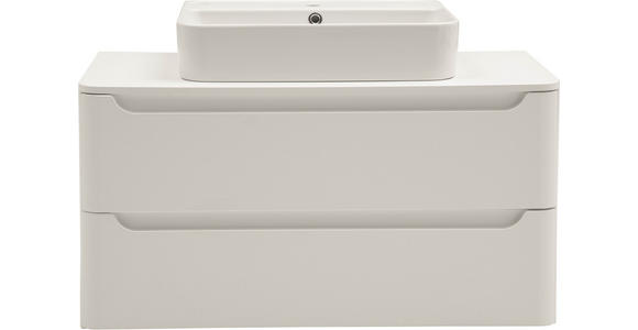 WASCHTISCHKOMBI 101 cm  - Weiß, KONVENTIONELL, Keramik/Holzwerkstoff (101cm) - Xora