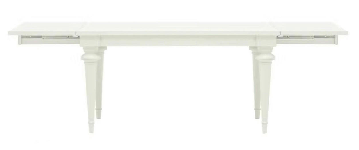 ESSTISCH Weiß rechteckig  ausziehbar  - Weiß, LIFESTYLE, Holz (182-282/76/90cm) - Livetastic