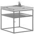 COUCHTISCH Eiche massiv quadratisch Schwarz, Eichefarben - Eichefarben/Schwarz, Design, Holz/Metall (50/50/46cm) - Novel COUCHTISCH Eiche massiv quadratisch Schwarz, Eichefarben - Eichefarben/Schwarz, Design, Holz/Metall (50/50/46cm) - Novel