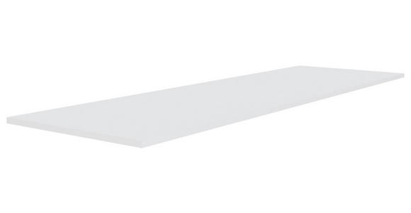 OBERPLATTE Holzwerkstoff Weiß - Weiß, KONVENTIONELL, Holzwerkstoff (183/1,6/42cm) - Hom`in