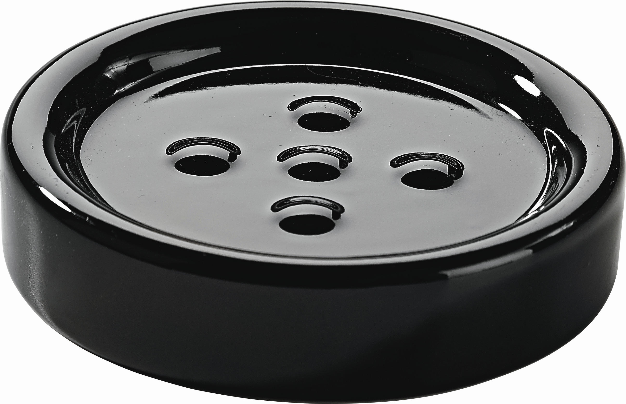 TVÅLKOPP keramik  - svart, Basics, keramik (11/11/2.8cm)