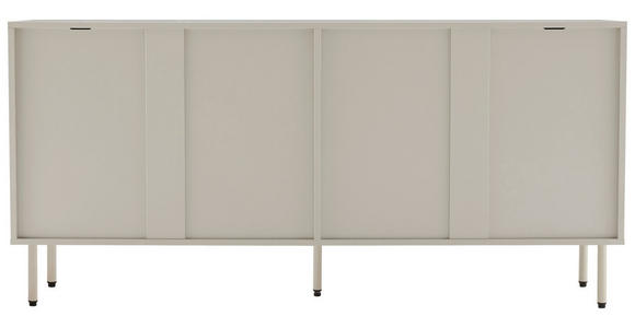 SIDEBOARD  in 160/75/40 cm  - Seidengrau, Design, Holzwerkstoff/Metall (160/75/40cm) - Xora