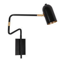 WANDLEUCHTE 8/51/39 cm   - Schwarz, Basics, Metall (8/51/39cm)