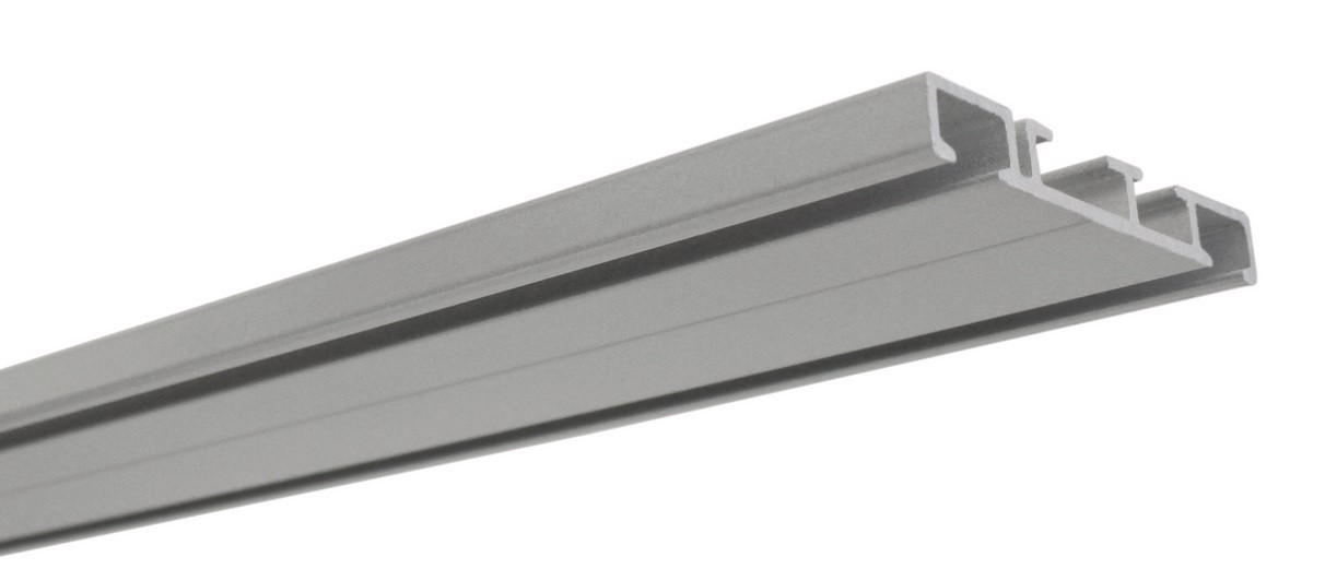 VODILICA ZA ZAVJESU boje aluminija metal - boje aluminija, Konvencionalno, metal (250cm) - Homeware