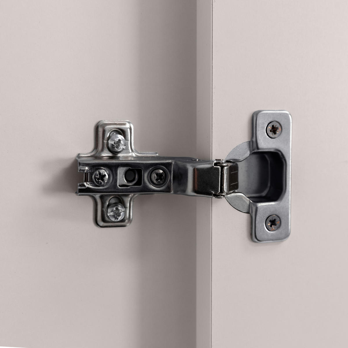 DREHTÜRENSCHRANK  in Kaschmir  - Kaschmir, MODERN, Holzwerkstoff (93/211/53cm) - MID.YOU