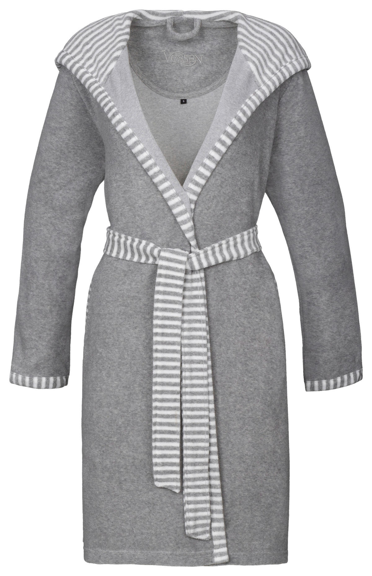 BADEMANTEL Juno XS Damen  - Grau, Basics, Textil (XSnull) - Vossen