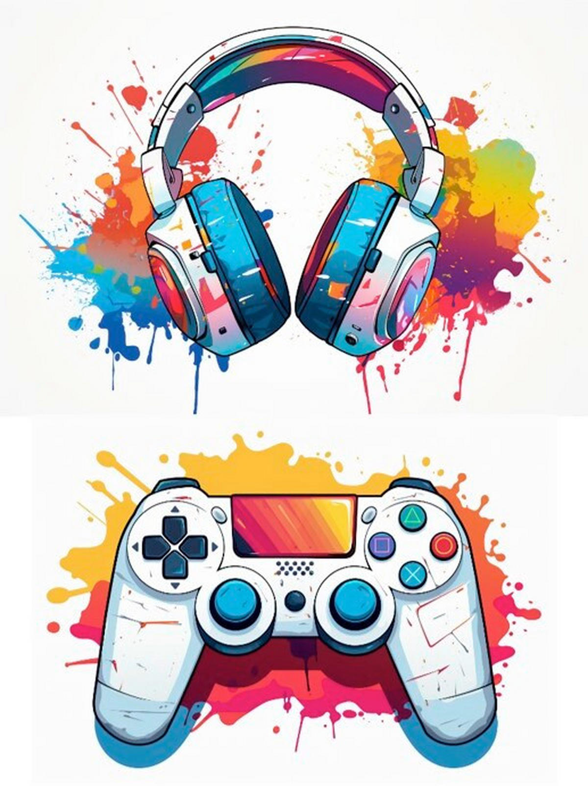 DEKORAČNÍ NÁLEPKA - vícebarevná, Basics, plast (25/35/0,10cm)