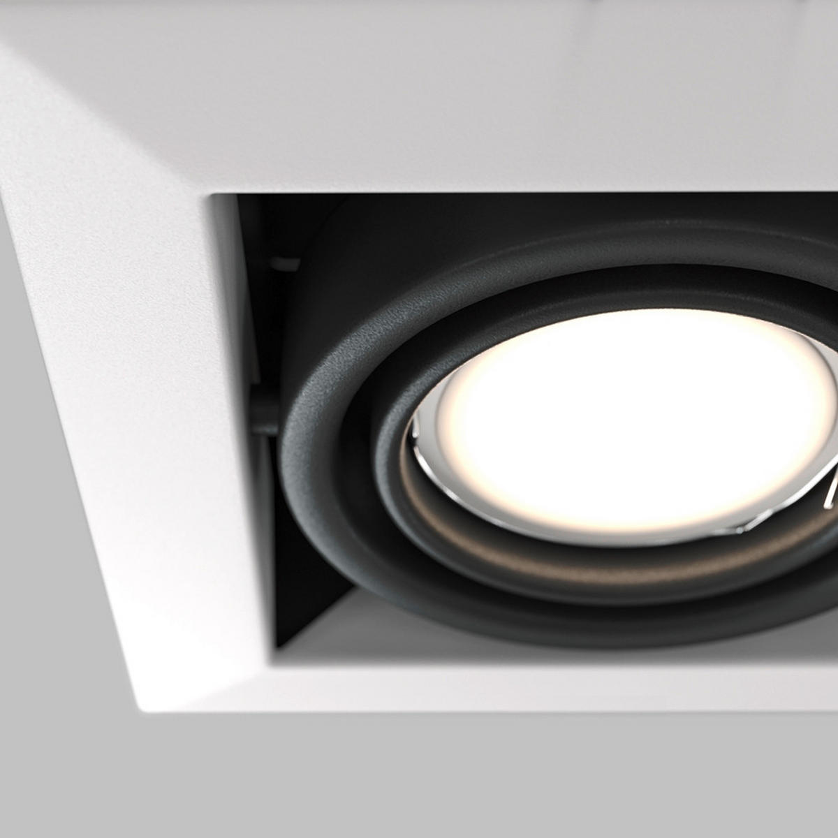 DECKENLEUCHTE    12,6/12,6/7,2 cm  - Weiss, Modern, Metall (12,6/12,6/7,2cm) - MAYTONI