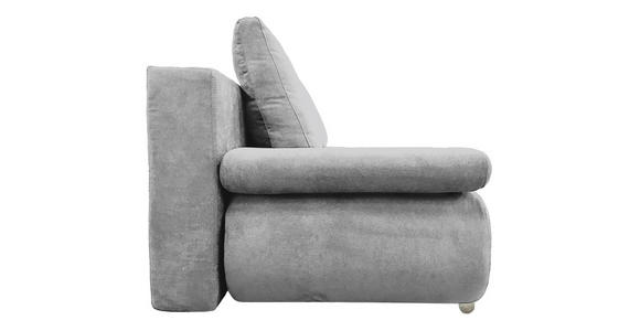 SCHLAFSOFA Jacquard Hellgrau  - Chromfarben/Beige, Design, Textil (200/78/90cm) - Venda