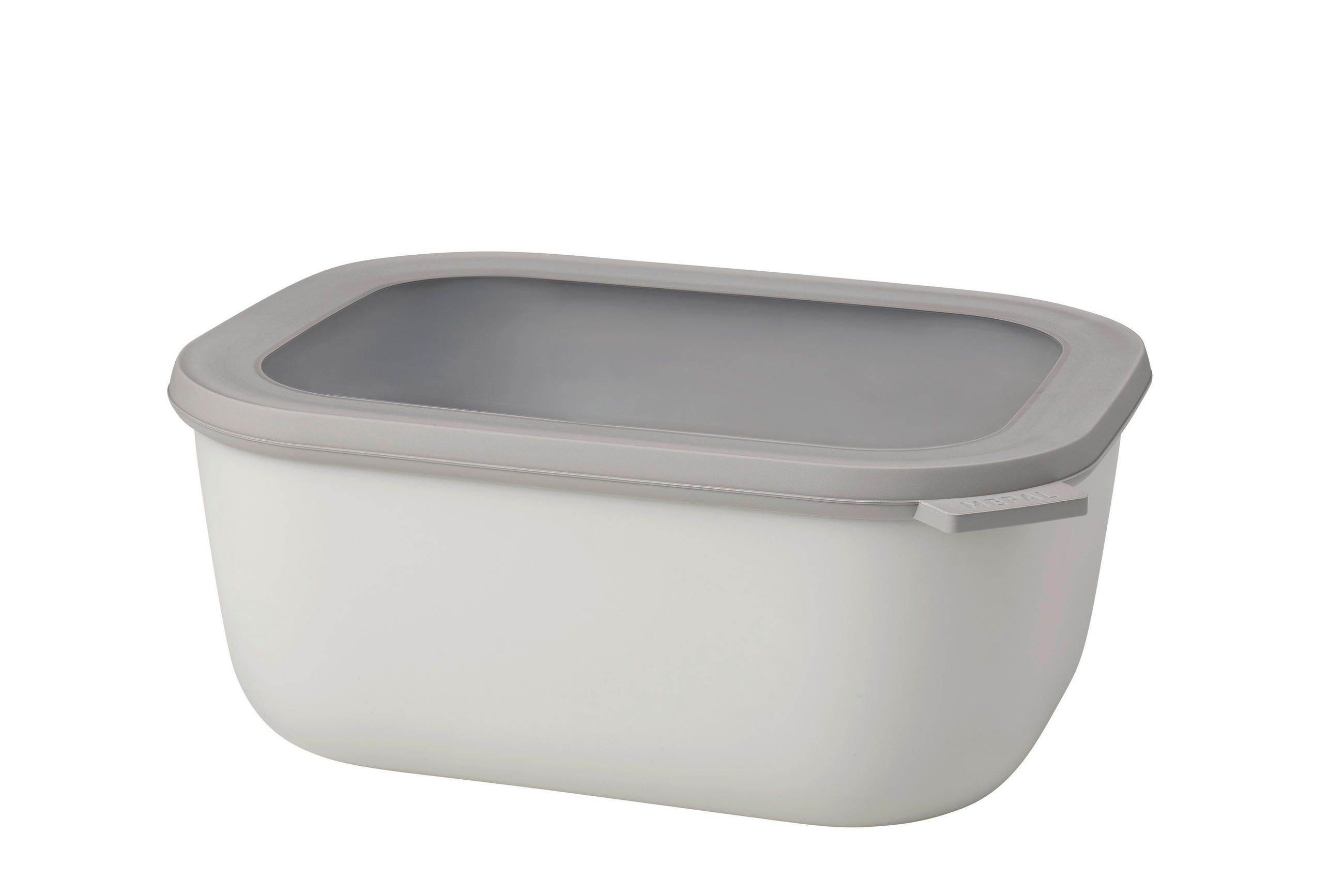SCHÜSSEL CIRQULA 3000 ml  - Weiss/Hellgrau, Basics, Kunststoff (3,0l) - Mepal