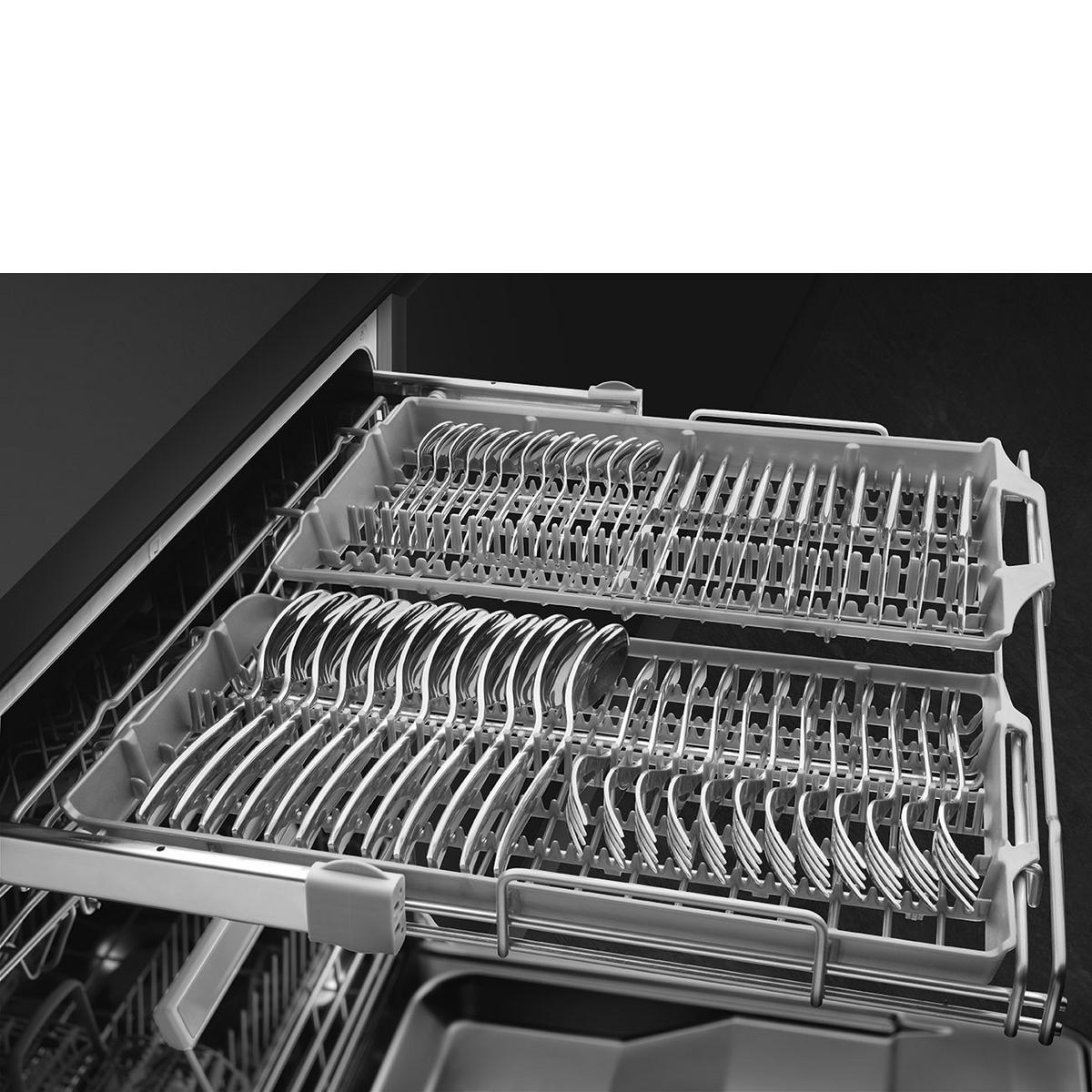 GESCHIRRSPÜLER STFABBL3  - Schwarz Hochglanz, Basics, Metall (59,8/81,8/58,4cm) - SMEG