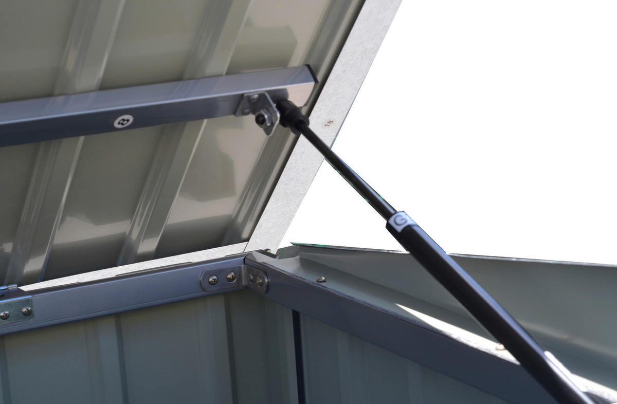 GERÄTESCHRANK 176/130/105 cm  - Anthrazit, MODERN, Metall (176/130/105cm) - Homezone