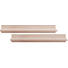 WANDBOARDSET 2-teilig Eichefarben - Eichefarben, Design (78/11/26cm) - CS SCHMAL