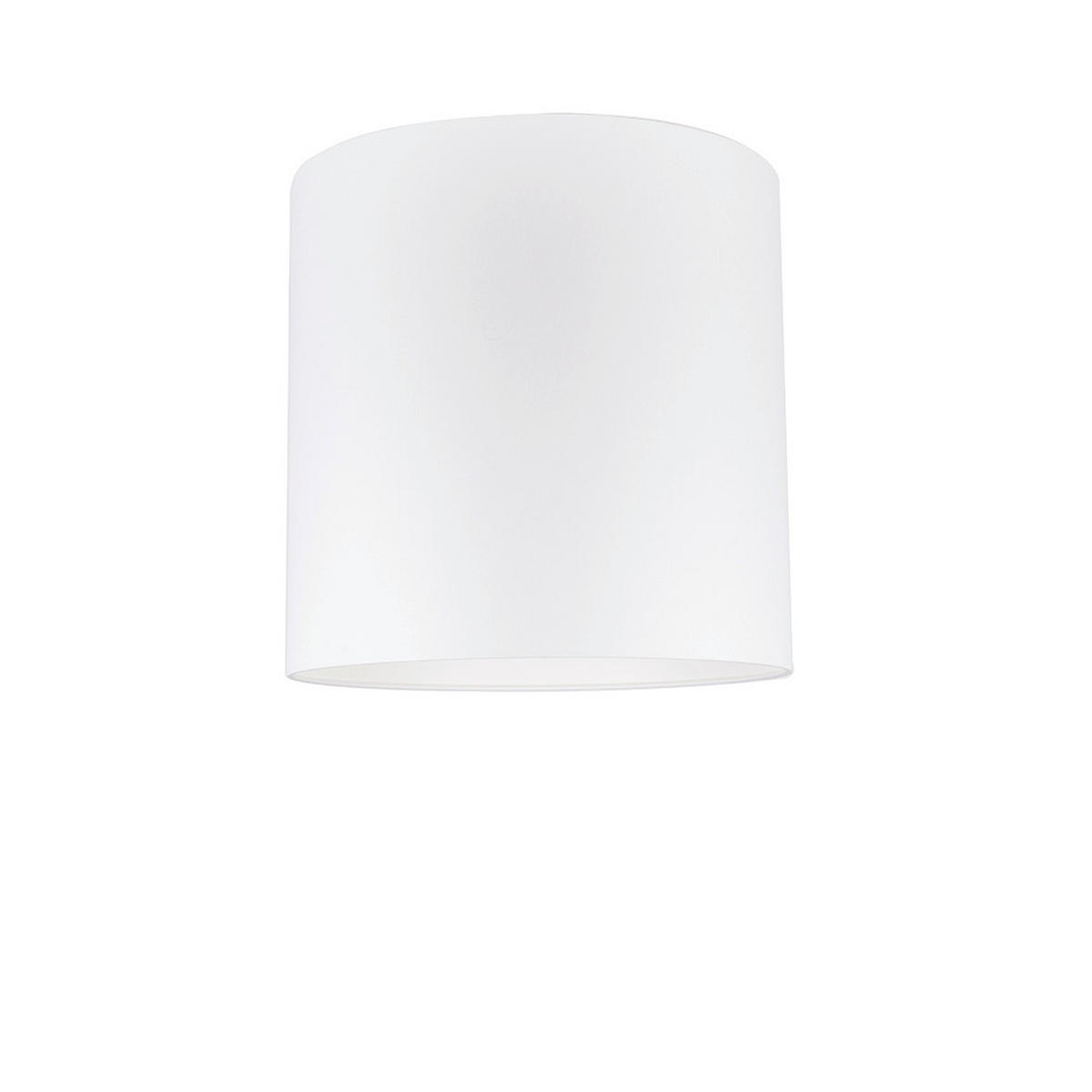 LEUCHTENSCHIRM 40/35 cm   - Weiß, Basics, Textil/Metall (40/35cm)