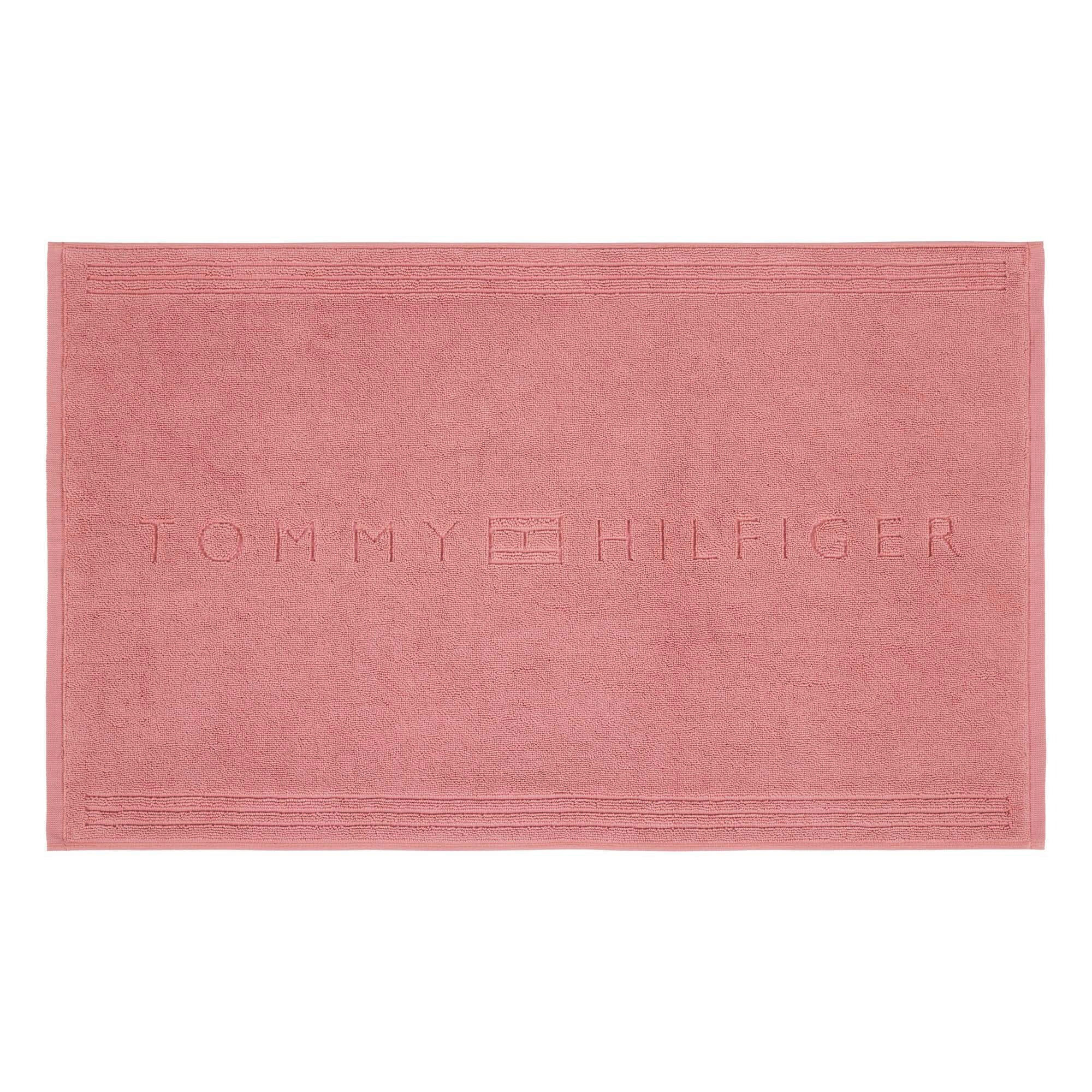 BADEMATTE Plain Rosa 50/80 cm  - Rosa, Basics, Textil (50/80cm) - Tommy Hilfiger