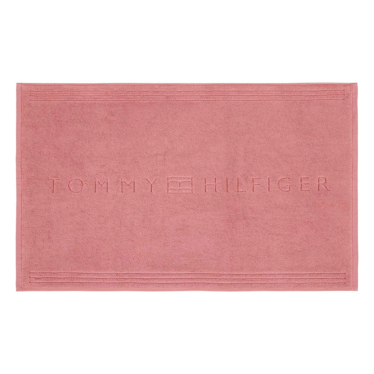 BADEMATTE Plain Rosa 50/80 cm  - Rosa, Basics, Textil (50/80cm) - Tommy Hilfiger