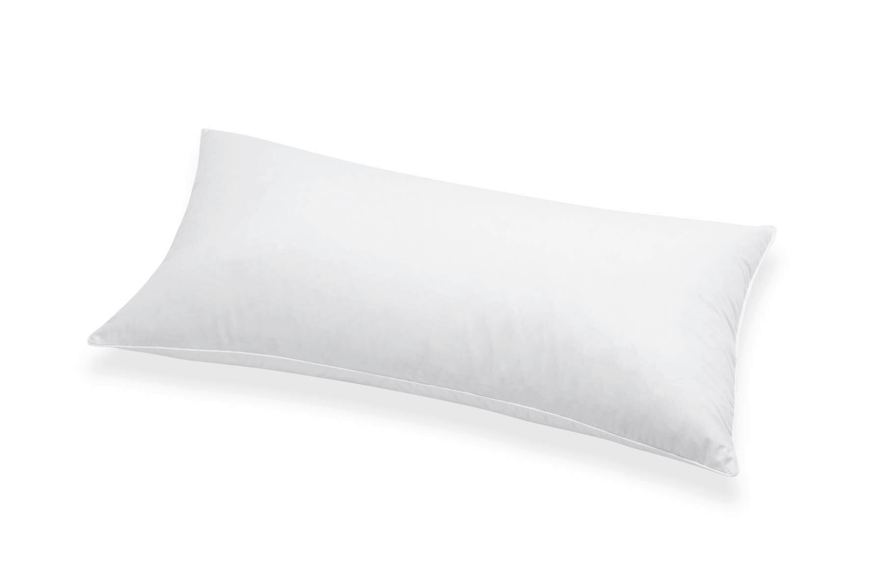 KOPFPOLSTER 40/80 cm Daunen  - Weiß, Basics, Textil (40/80cm)