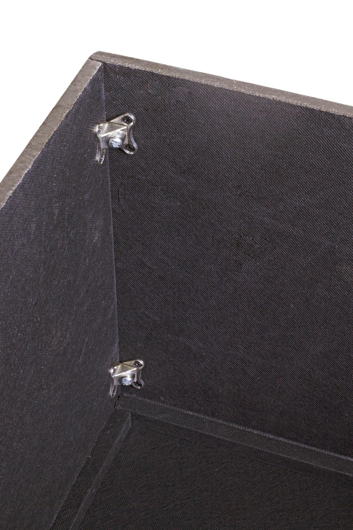 TRUHENBANK in Textil, Holzwerkstoff 65/42/40 cm  - Anthrazit/Schwarz, Design, Holzwerkstoff/Textil (65/42/40cm)