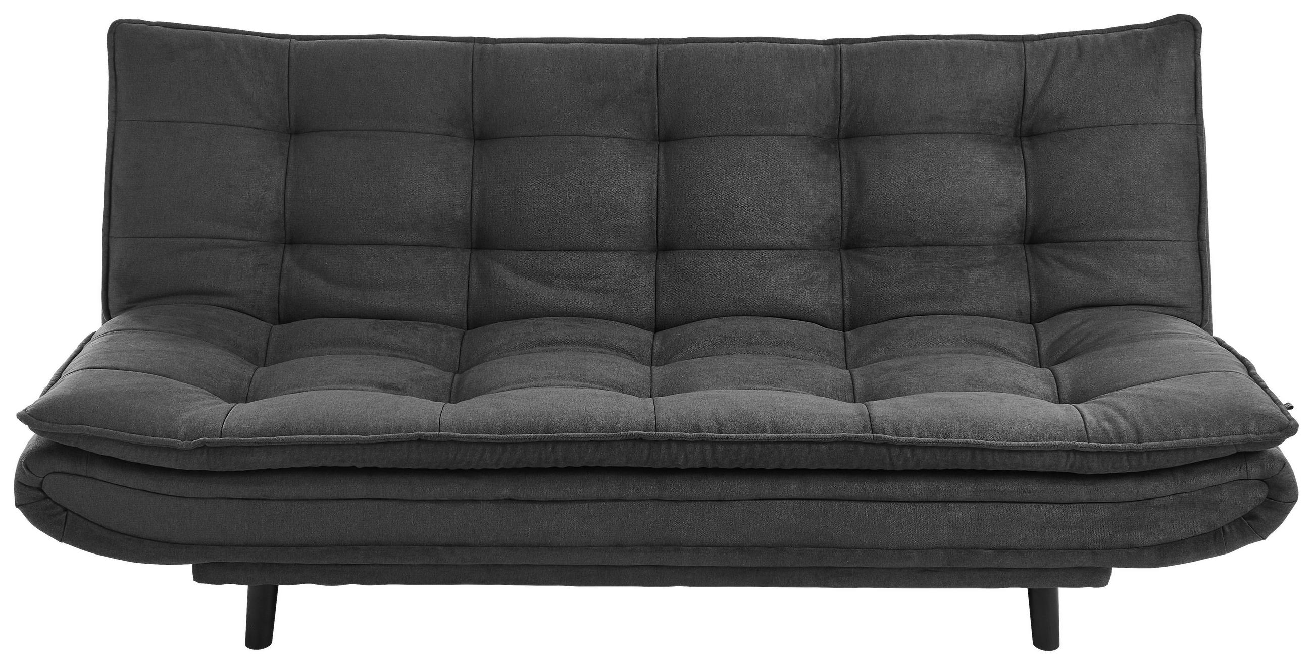 ROZKLÁDACÍ POHOVKA, antracitová - černá/antracitová, Design (194/100/90cm) - Ti'me