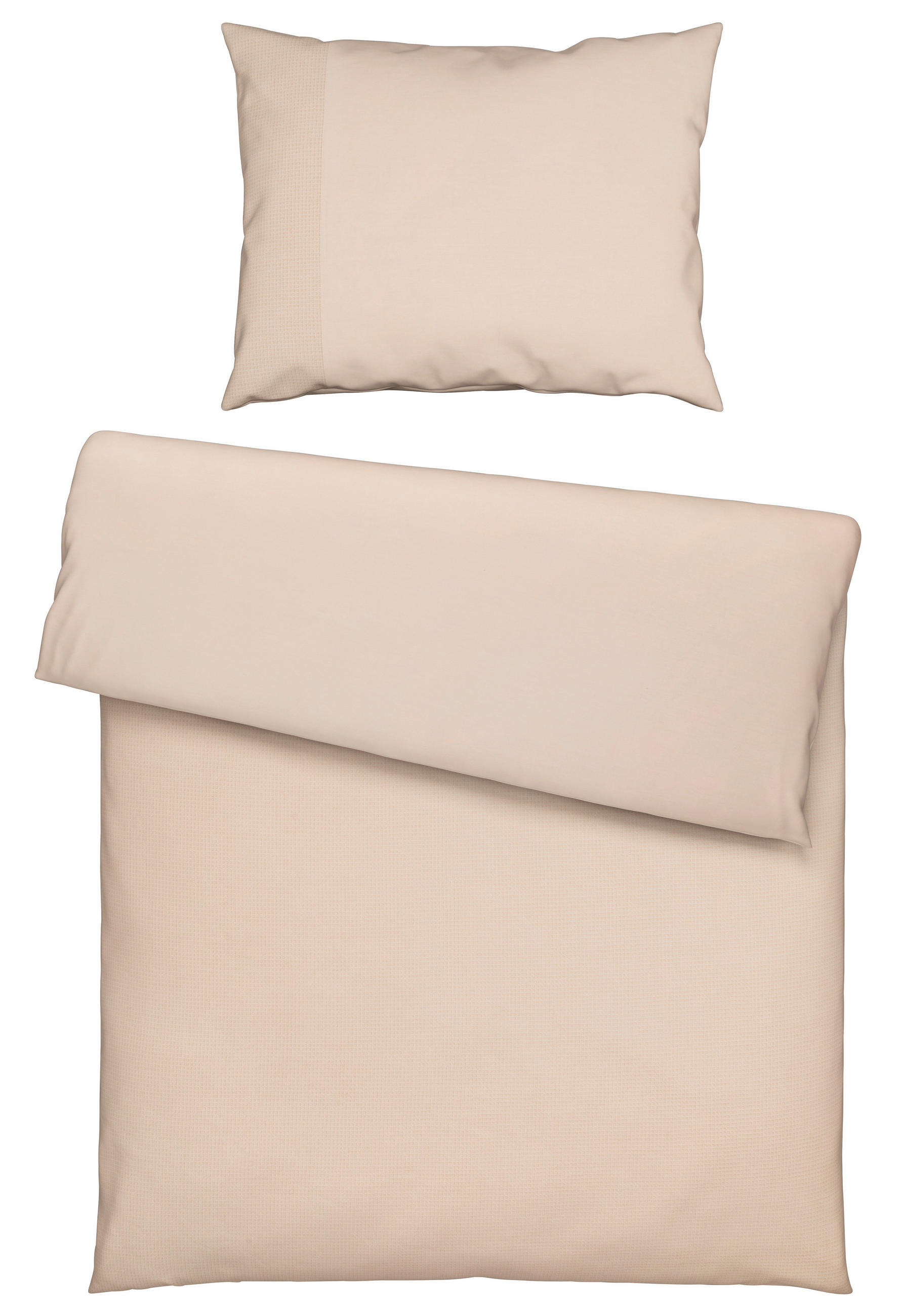 BETTWÄSCHE Waffelpiqué  - Hellbraun, Design, Textil (140ml) - Esposa