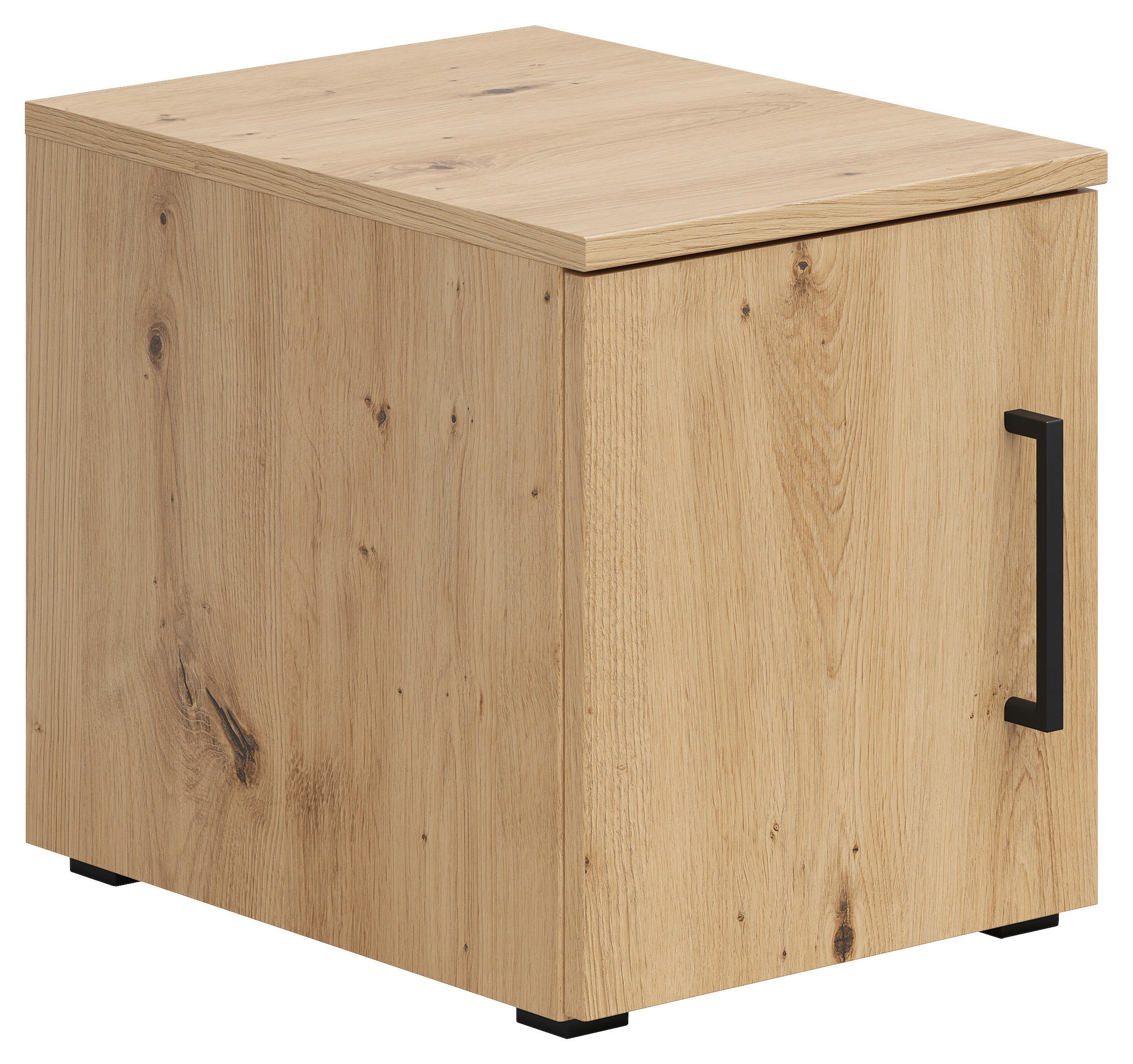 NADSTAVEC NA SKRIŇU, dub artisan, 30/35/40 cm - čierna/dub artisan, Modern, kompozitné drevo/plast (30/35/40cm) - Carryhome